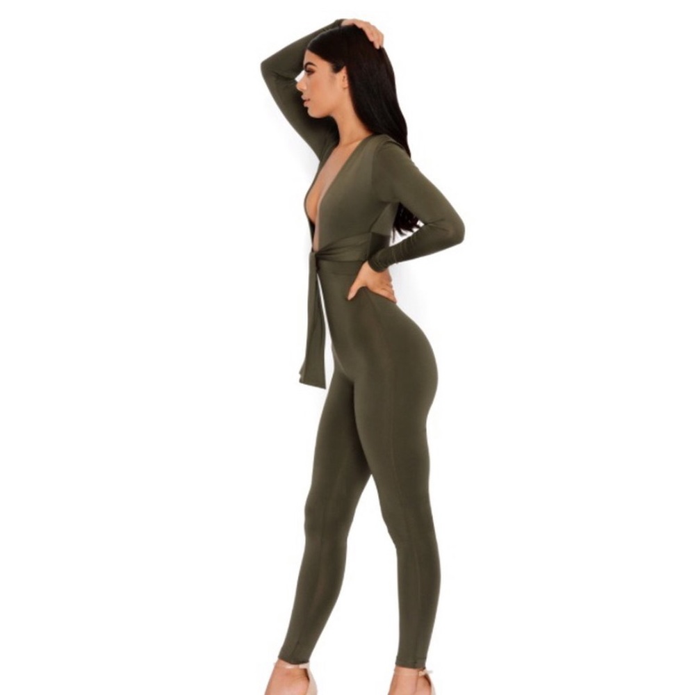 Oh Polly Long-sleeve Jumpsuit